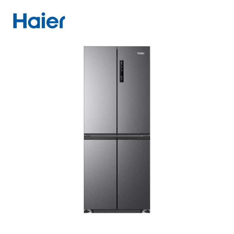Haier EHRF417ONL ตู้เย็นมัลติดอร์ 14.5 คิว อินเวอร์เตอร์ สีเงิน Stellar Silver ระบบทำความเย็น 360 องศา และช่องแช่ปรับอุณหภูมิ Magic Zone https://lnwchill.com