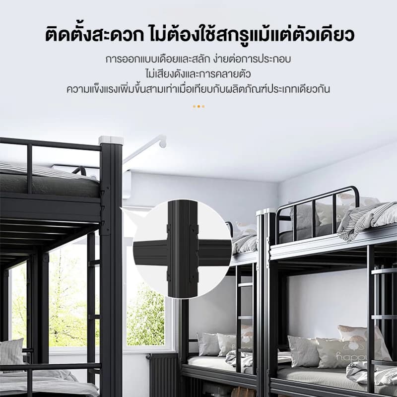 CADERI เตียง 2 ชั้น 3.5 ฟุต เตียงชั้นลอย เตียงสองชั้น 3.5 ฟุต เตียง 2 ชั้นผู้ใหญ่ ชั้นเด็ก เตียงนอน 5 ฟุต เตียงเหล็ก https://lnwchill.com