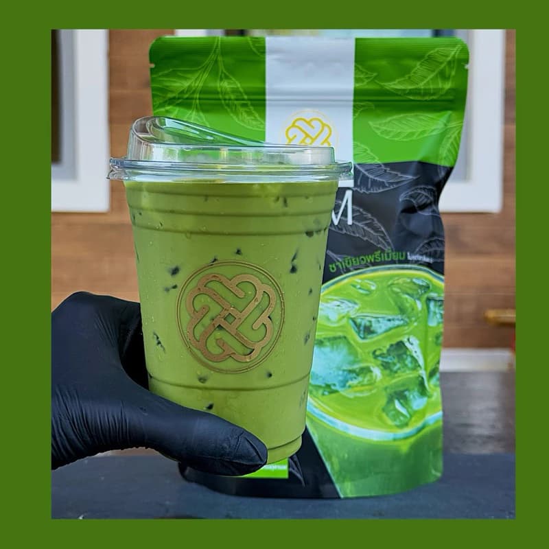 ชาเขียวพรีเมี่ยม PREMIUM GREEN TEA(สูตรหอมนุ่มละมุน)(ไม่แต่งกลิ่นมะลิ) https://lnwchill.com