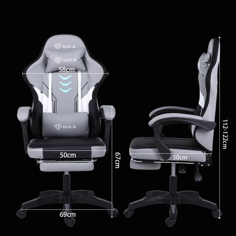 KUCA Gaming Chair เก้าอี้คอม เก้าอี้ เก้าอี้คอม ระดับไฮเอนด์ เก้าอี้คุณภาพสูงการยศาสตร์ การพิมพ์ที่ประณีต[รับประกัน 5 ปี https://lnwchill.com
