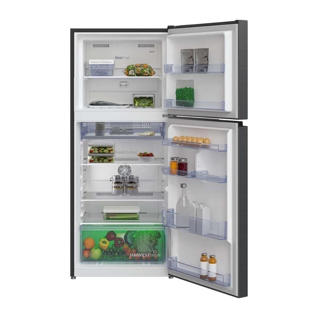 Beko รุ่น RDNT371I10HFSK ตู้เย็น 2 ประตู 12 คิว Nutri Freeze Harvest Fresh สี Dark Inox ประหยัดไฟเบอร์ 5 https://lnwchill.com