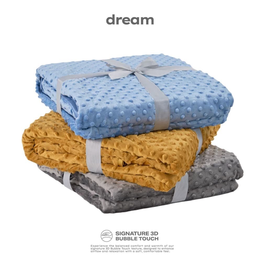PRIM รุ่น Classic ผ้าห่มตุ่มไมซิไฟน์ Bubble Blanket 6 ฟุต 2 ด้าน ผ้าห่มถ่วงน้ำหนัก https://lnwchill.com