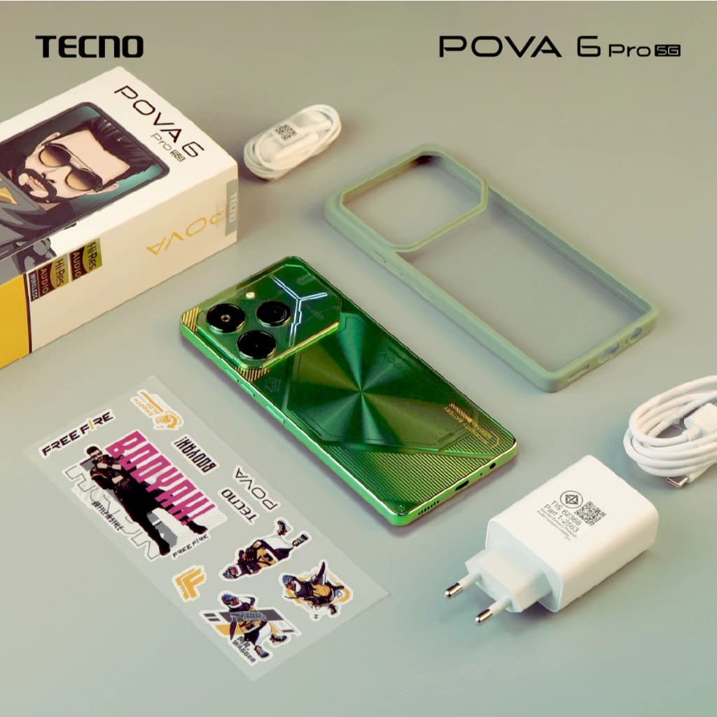 TECNO Pova 6 Pro 5G |70W Fast charge | 6000mAh | หน้าจอ AMOLED 120HZ | 108MP | รับประกัน 13 เดือน https://lnwchill.com