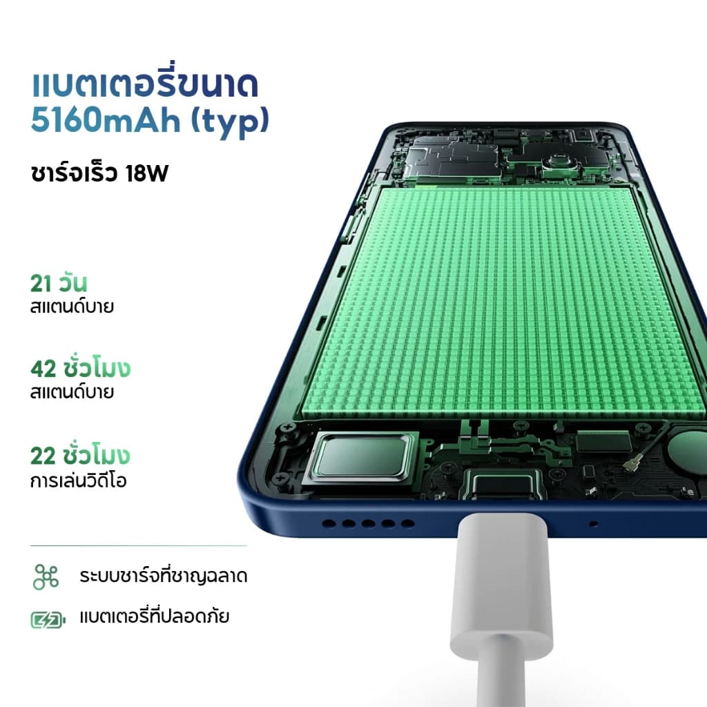 Xiaomi Redmi 14C 6+128 / 8+256 6.88" โทรศัพท์มือถือ แบตเตอรี่ 18W 5160mAh 120Hz กล้องหลัก 50 MP รับประกัน 15 เดือน https://lnwchill.com