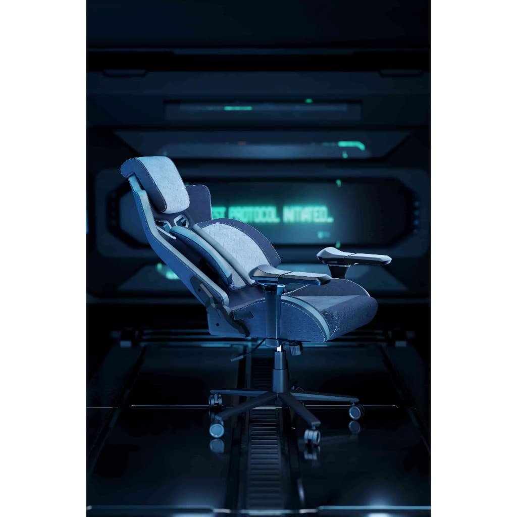 GAMEFORGE เก้าอี้เกมมิ่งเพื่อสุขภาพ เก้าอี้เล่นเกม Gaming Chair รุ่น Commander Throne เก้าอี้สีดำ รับน้ำหนักสูงสุดถึง 130 กก. รับประกัน 5 ปี 5-YEAR WARRANTY https://lnwchill.com