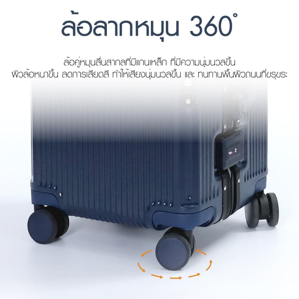 SUISSEWIN รุ่น SC700 กระเป๋าเดินทางเฟรมอลูมิเนียม วัสดุ PC พร้อม TSA Lock ช่องเสียบ USB ที่วางแก้ว ดีไซน์หรู ฟังก์ชันครบครันสำหรับการเดินทาง https://lnwchill.com