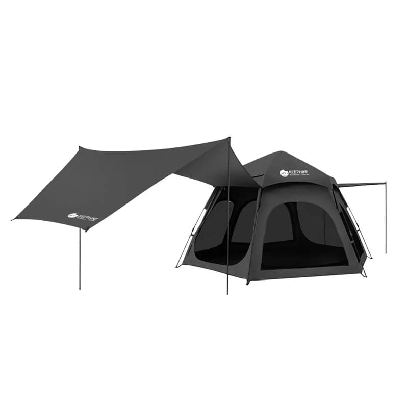 KEEPHIKE เต็นท์หกเหลี่ยมแบบอัตโนมัติ พกพาง่าย กางเร็วไม่ต้องต่อ สำหรับกลางแจ้งและตั้งแคมป์ https://lnwchill.com