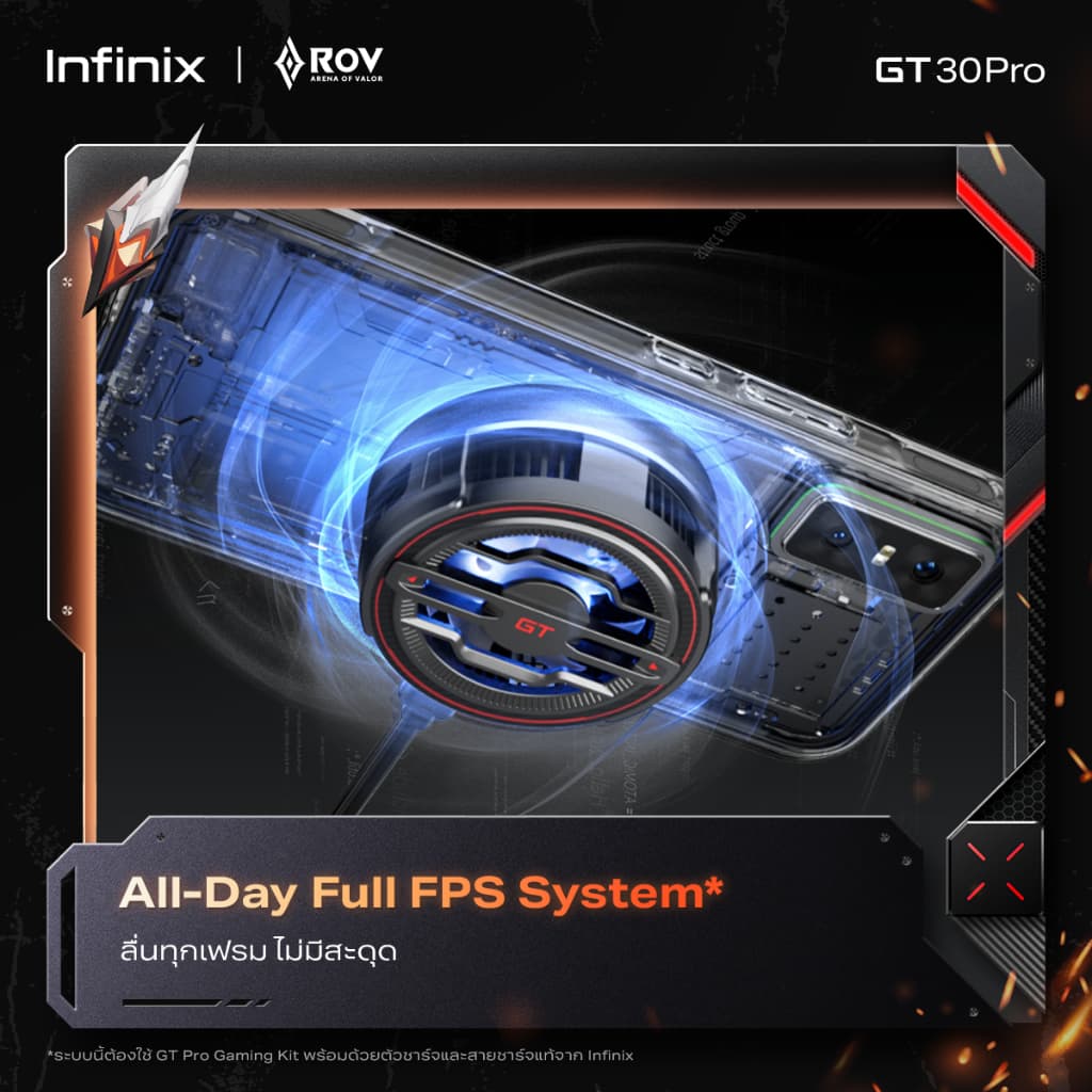 Infinix รุ่น GT 30 Pro สมาร์ทโฟนเกมมิ่ง 256GB RAM 8GB ผสาน RAM 16GB ชิปเซ็ต D8350 5.5G ประสิทธิภาพสูงเพื่อการเล่นเกมโดยเฉพาะ https://lnwchill.com