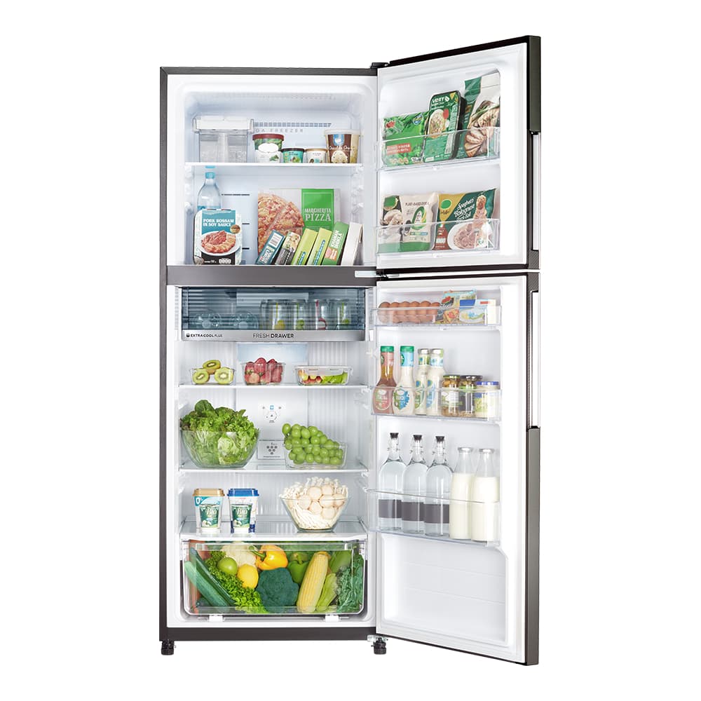 SHARP รุ่น SJ-XP500TP-DK SJ-XP500TP-SL ตู้เย็น 2 ประตู 16.6 คิว Inverter MEGA Freezer เทคโนโลยี Plasmacluster ถนอมอาหารยาวนานประหยัดไฟเบอร์ 5 https://lnwchill.com