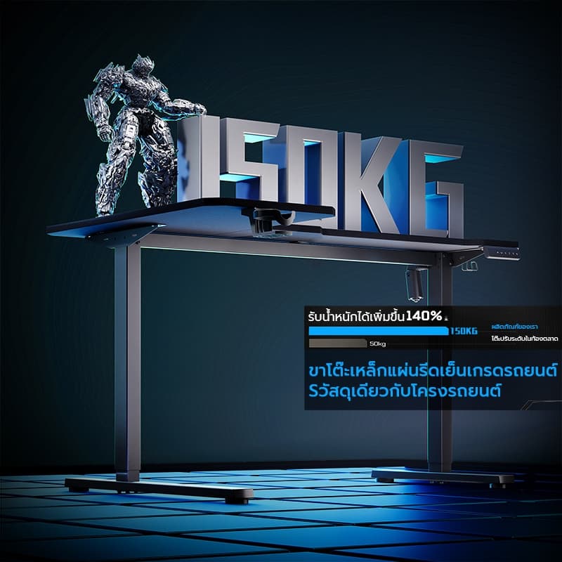 Xpanse รุ่น L-Series โต๊ะปรับระดับไฟฟ้าทรงแอล พื้นที่กว้างรองรับ 2 จอ ผิวคาร์บอนไฟเบอร์กันรอย มอเตอร์เยอรมันเงียบกริบเพื่อสุขภาพและการทำงานระดับโปร https://lnwchill.com