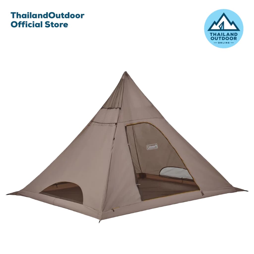 Coleman เต็นท์ กระโจม รุ่น Wide Tepee 3025 Greige 2185613 https://lnwchill.com