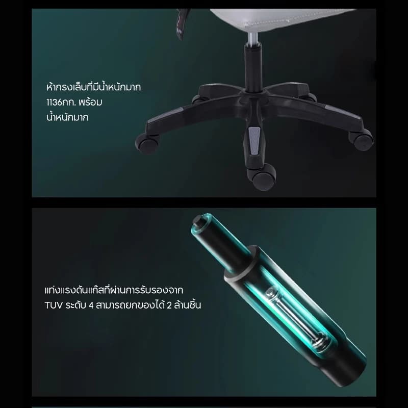 KUCA Gaming Chair เก้าอี้คอม เก้าอี้ เก้าอี้คอม ระดับไฮเอนด์ เก้าอี้คุณภาพสูงการยศาสตร์ การพิมพ์ที่ประณีต[รับประกัน 5 ปี https://lnwchill.com