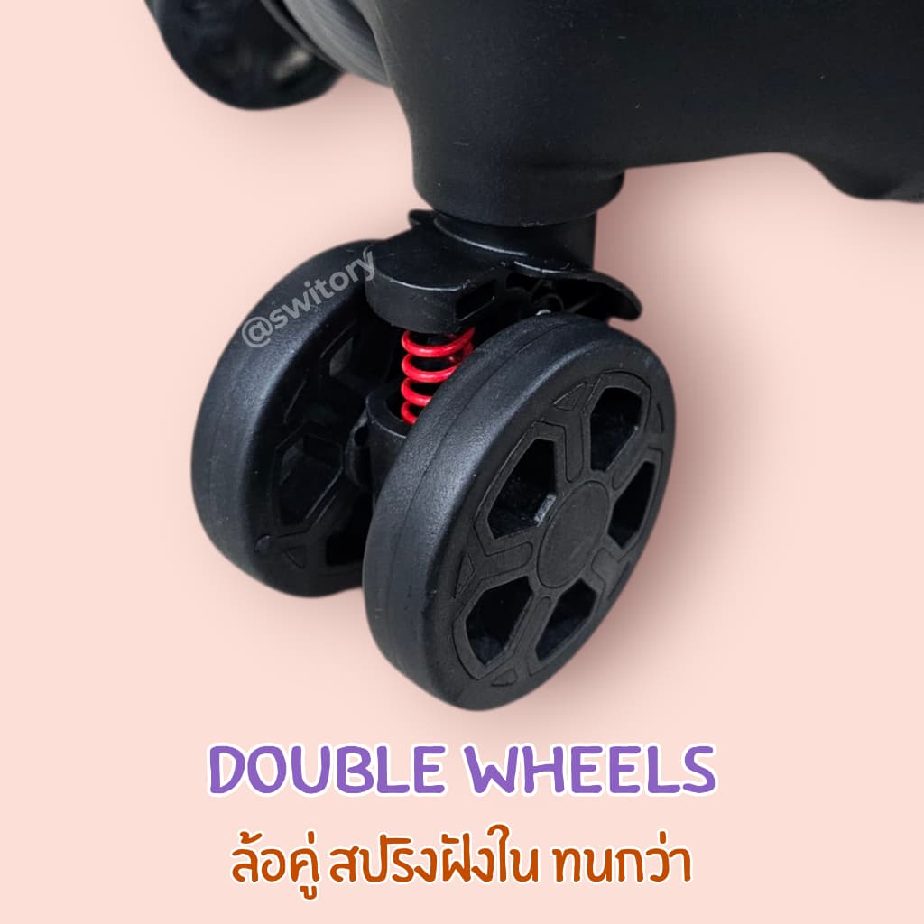 SWITORY รุ่น Anti153 กระเป๋าเดินทาง PC+ABS TSA LOCK ซิปกันขโมยขยายได้ ทนทาน น้ำหนักเบา ล้อลื่น เคลื่อนที่สะดวกทุกการเดินทาง https://lnwchill.com
