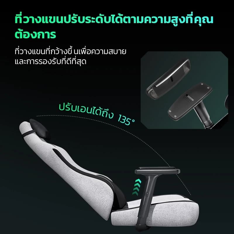 Xpanse รุ่น Xblade เก้าอี้เกมมิ่งผ้าระบายอากาศใหม่ ที่วางแขนปรับได้ ออกแบบตามหลักสรีรศาสตร์เพื่อความสบายสูงสุด https://lnwchill.com