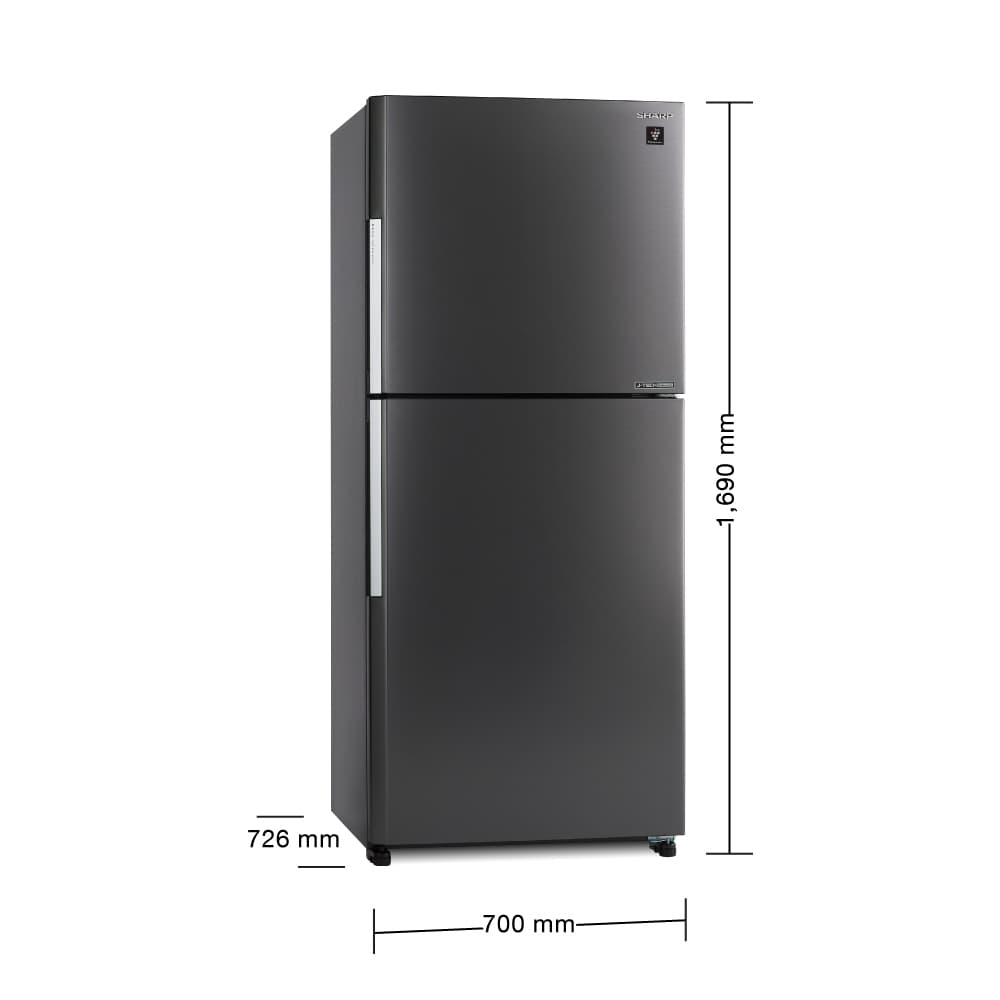 SHARP รุ่น SJ-XP470TP-DK SJ-XP470TP-SL ตู้เย็น 2 ประตู Inverter MEGA Freezer 15.2 คิว ระบบทำความเย็น J-Tech Inverter ประหยัดพลังงานและถนอมอาหารยาวนานด้วยเทคโนโลยี https://lnwchill.com