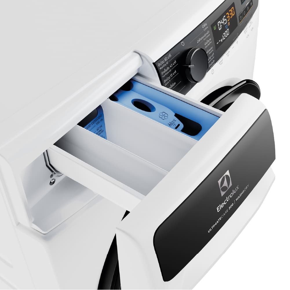 Electrolux รุ่น EWW1023P5WC ซัก 10 กก อบ 7 กก สีขาว เทคโนโลยี UltraMix ถนอมสีผ้าและขจัดสารก่อภูมิแพ้ ช่วยให้ผ้าสะอาดเหมือนใหม่เสมอ https://lnwchill.com