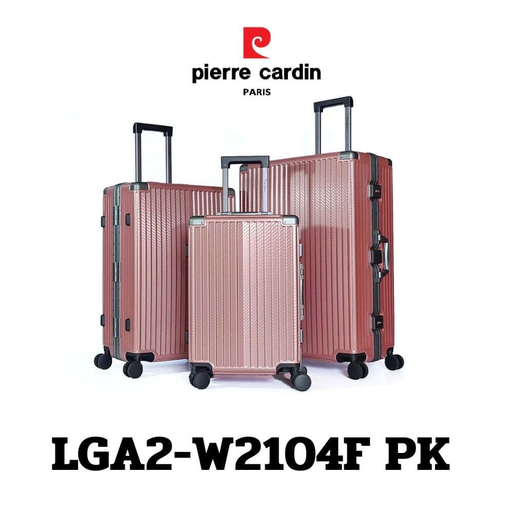 Pierre Cardin รุ่น LGA2-W2104F กระเป๋าเดินทางวัสดุ Polypropylene น้ำหนักเบา แข็งแรงทนทานพิเศษ พร้อมระบบ TSA Lock และล้อคู่เพื่อความคล่องตัวสูงสุด https://lnwchill.com