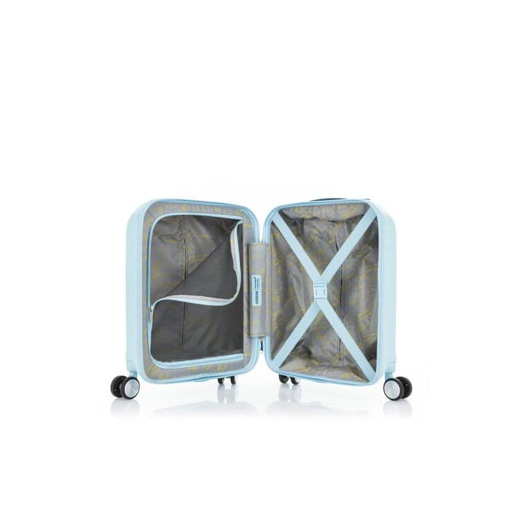 AMERICAN TOURISTER รุ่น LITTLE FRONTEC SPINNER 45/17 AM กระเป๋าเดินทางล้อลาก 17 นิ้ว ดีไซน์เปิดฝาหน้า วัสดุ PC น้ำหนักเบา ใช้งานสะดวก https://lnwchill.com