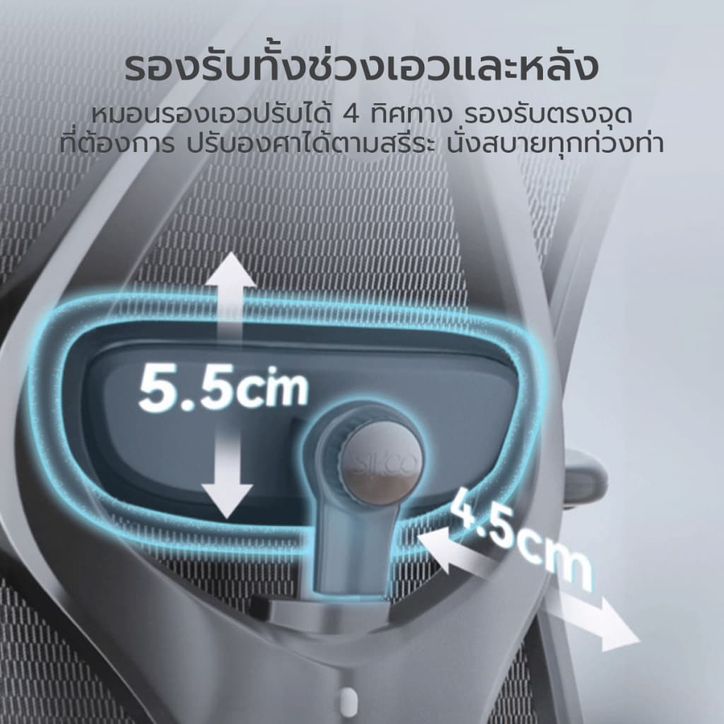 SIHOO รุ่น Smart M18 เก้าอี้สุขภาพปรับระดับได้ ฐานอลูมิเนียมขัดเงา พร้อม Lumbar Support ปรับได้ 2 ทิศทาง เพื่อการรองรับสรีระที่เหนือกว่าและลดแรงกดทับได้อย่างสมบูรณ์แบบ https://lnwchill.com