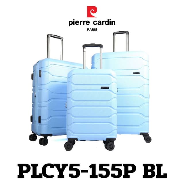 Pierre Cardin รุ่น PLCY5-155P กระเป๋าเดินทาง Lozère วัสดุ ABS+PC น้ำหนักเบา แข็งแรงทนทาน ดีไซน์สีพาสเทลสดใส มาพร้อมระบบล็อค TSA เพื่อความปลอดภัยสูงสุด