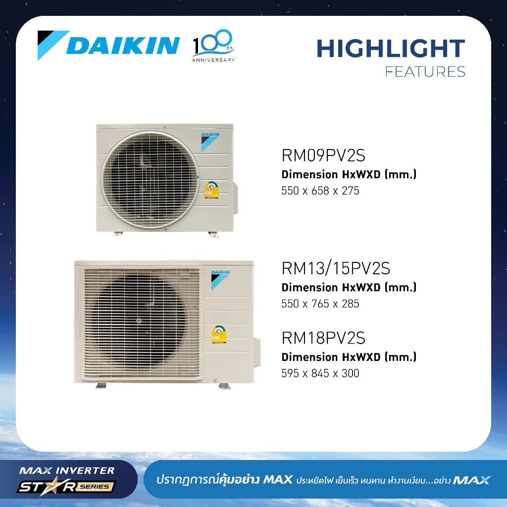 Daikin แอร์ไดกิ้น NON-INVERTER (FTM Series) 9000-18000 BTU https://lnwchill.com