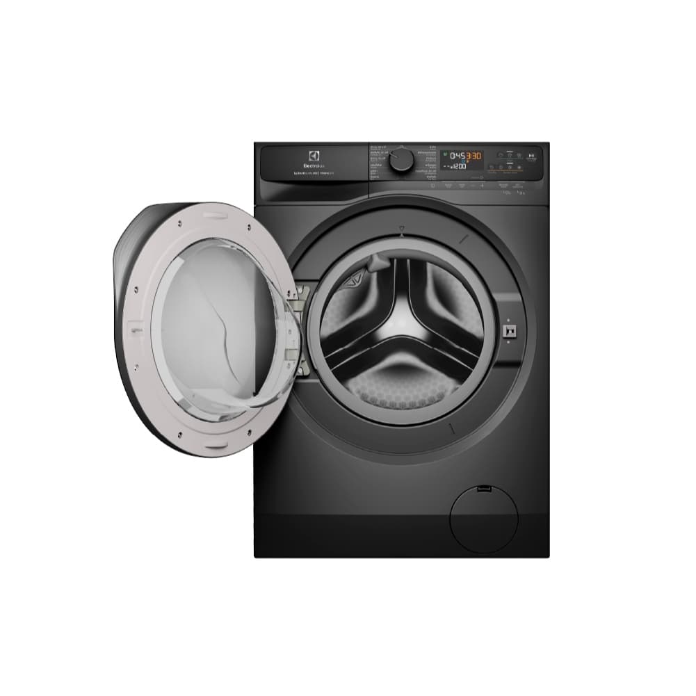 ELECTROLUX รุ่น EWW1023P5SC เครื่องซักอบผ้าฝาหน้า ซัก 10 กก อบ 7 กก สีเทาเข้ม ประหยัดพลังงาน ถนอมผ้าด้วยเทคโนโลยี ULTRAMIX https://lnwchill.com