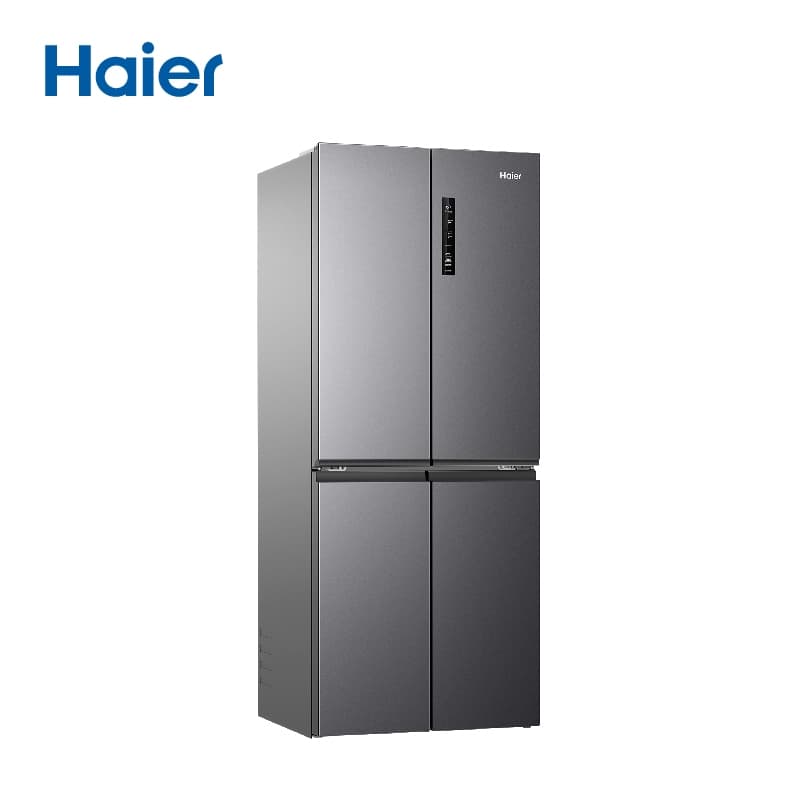 Haier EHRF417ONL ตู้เย็นมัลติดอร์ 14.5 คิว อินเวอร์เตอร์ สีเงิน Stellar Silver ระบบทำความเย็น 360 องศา และช่องแช่ปรับอุณหภูมิ Magic Zone https://lnwchill.com