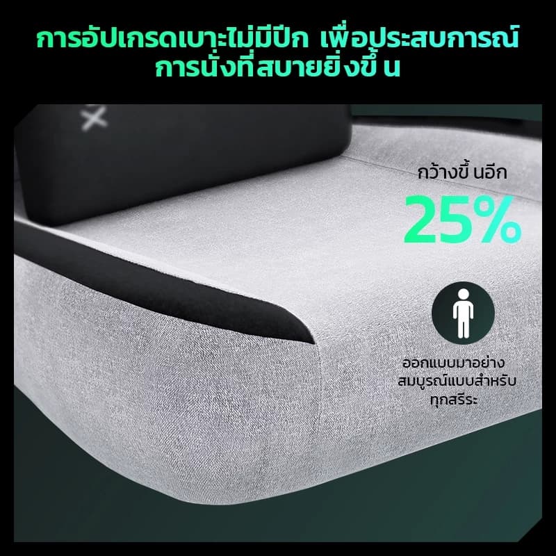 Xpanse รุ่น Xblade เก้าอี้เกมมิ่งผ้าระบายอากาศใหม่ ที่วางแขนปรับได้ ออกแบบตามหลักสรีรศาสตร์เพื่อความสบายสูงสุด https://lnwchill.com