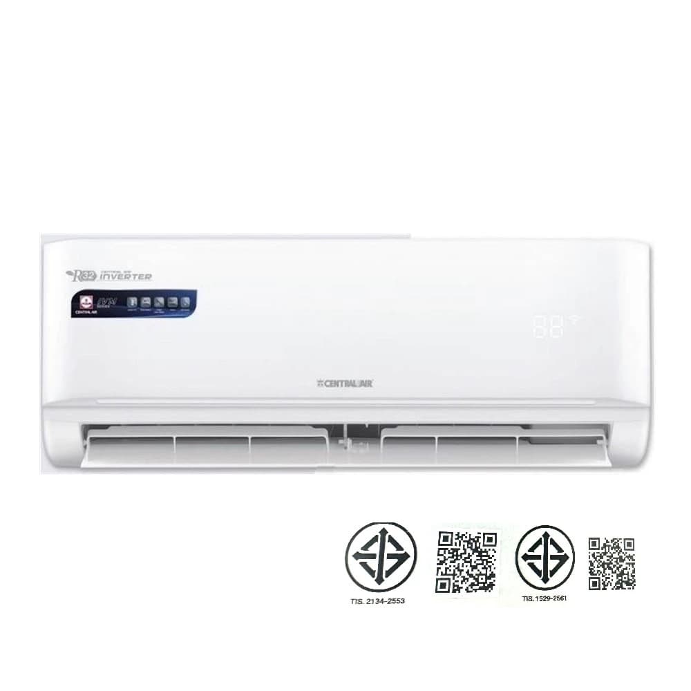 Central Air IVM-SERIES R32 แอร์ติดผนังระบบอินเวอร์เตอร์ ขนาด 9300-25000 BTU [ติดตั้ง] แอร์ เครื่องปรับอากาศ https://lnwchill.com