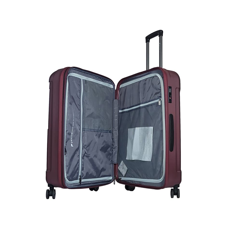 Pierre Cardin Paklite รุ่น PAK24-A1 กระเป๋าเดินทาง ABS 100% น้ำหนักเบาพิเศษ พร้อม TSA Lock และล้อคู่หมุน 360 องศา เพื่อทุกการเดินทางที่คล่องตัว https://lnwchill.com