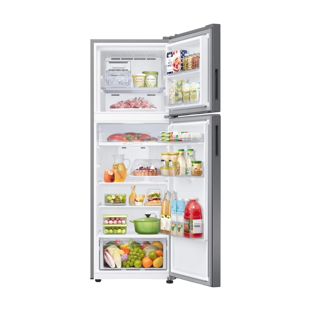 SAMSUNG RT35CG5644S9ST ตู้เย็น 2 ประตู 12.3 คิว 348 ลิตร SpaceMax™ สี Refined Inox ระบบทำความเย็น All-Around Cooling ประหยัดพลังงาน AI Energy Mode https://lnwchill.com