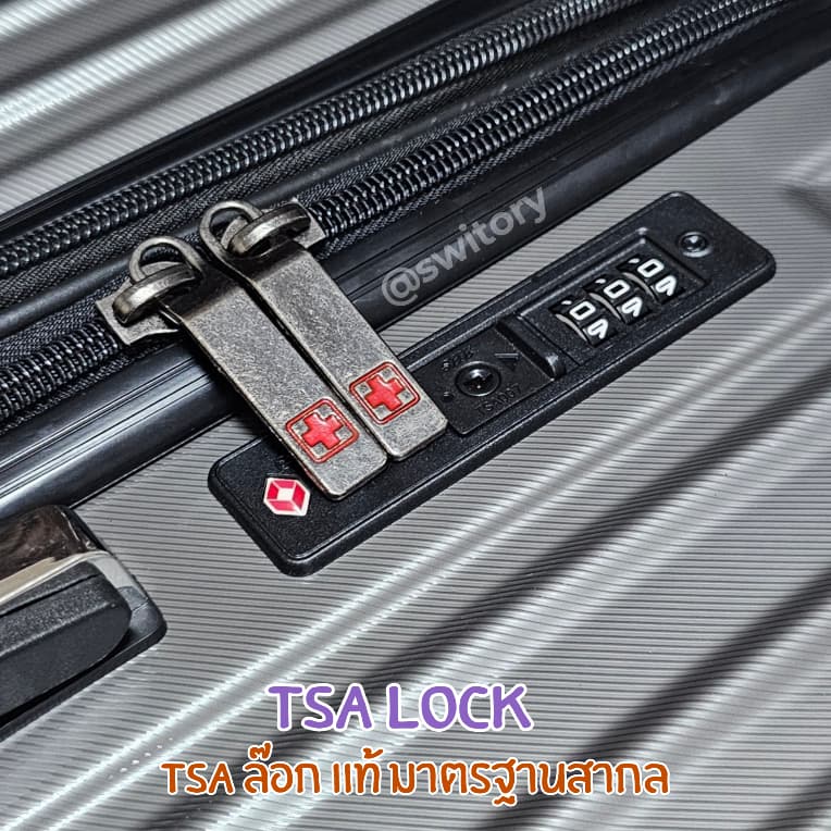 SWITORY รุ่น Anti153 กระเป๋าเดินทาง PC+ABS TSA LOCK ซิปกันขโมยขยายได้ ทนทาน น้ำหนักเบา ล้อลื่น เคลื่อนที่สะดวกทุกการเดินทาง https://lnwchill.com