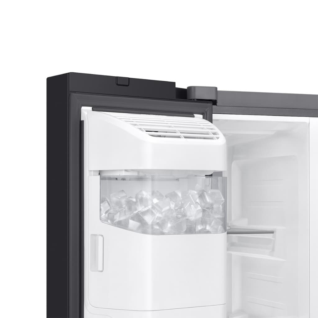 SAMSUNG ตู้เย็น Side by Side RS70F65K1BST 22.4 คิว สี Black Glass พร้อมที่กดน้ำและน้ำแข็งไม่ต้องต่อท่อประปา https://lnwchill.com