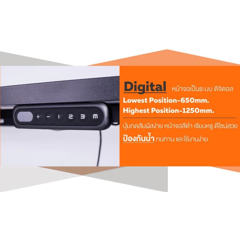 ErgoTrend (Pre-Order) โต๊ะปรับระดับไฟฟ้าเพื่อสุขภาพ Sit2Stand GEN3 ไม้PB (Premium dual motor) https://lnwchill.com