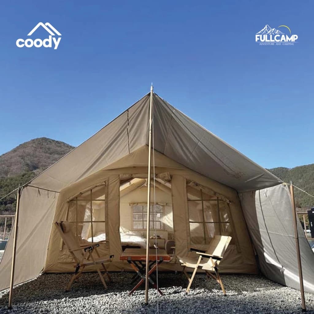 Coody เต็นท์ 13.68 รุ่น upgrade เต็นท์เสาลม "แถม rain cover " รับประกัน 5 ปี สินค้าพร้อมจัดส่ง https://lnwchill.com
