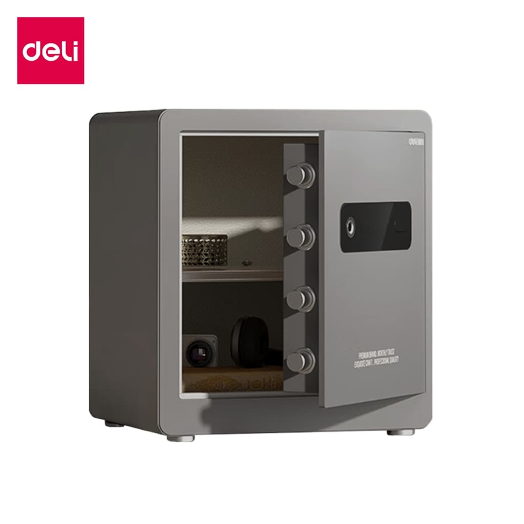 Deli รุ่น AE100-AE102 ตู้เซฟอิเล็กทรอนิกส์ ระบบสแกนลายนิ้วมืออัจฉริยะ ขนาด 30-60 ซม. สีเทา พร้อมระบบเปิดอัตโนมัติและสัญญาณเตือนภัย ปกป้องทรัพย์สินของคุณอย่างเหนือชั้น https://lnwchill.com