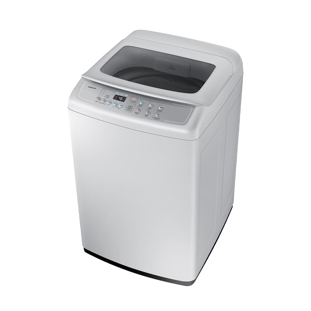 SAMSUNG รุ่น WA75H4000SG/ST เครื่องซักผ้าฝาบนความจุ 7.5 กก เทคโนโลยี Double Storm ถังซัก Diamond Drum ถนอมผ้าอย่างเหนือชั้น ปั่นแห้งรวดเร็วด้วย Air Turbo ป้องกันกลิ่นอับชื้น https://lnwchill.com