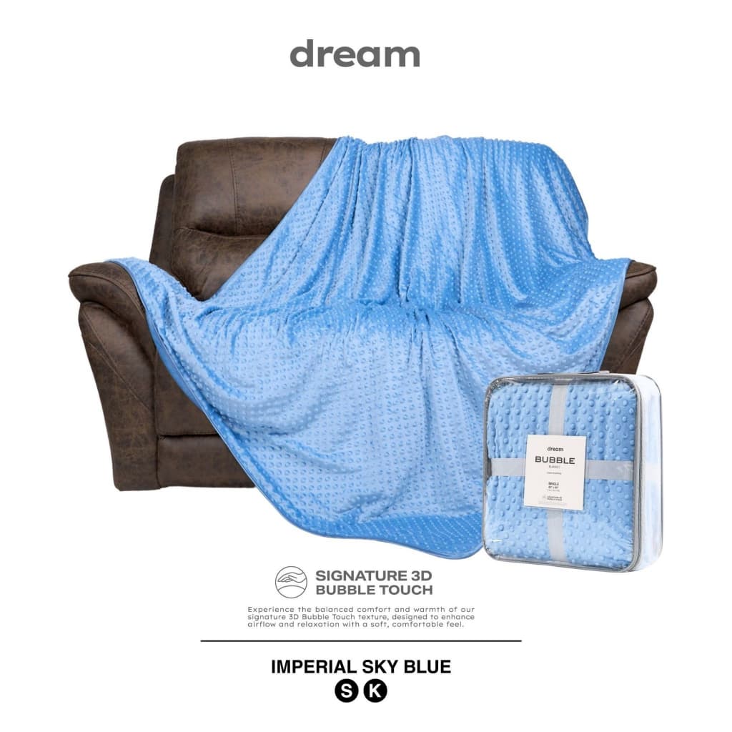 PRIM รุ่น Classic ผ้าห่มตุ่มไมซิไฟน์ Bubble Blanket 6 ฟุต 2 ด้าน ผ้าห่มถ่วงน้ำหนัก https://lnwchill.com