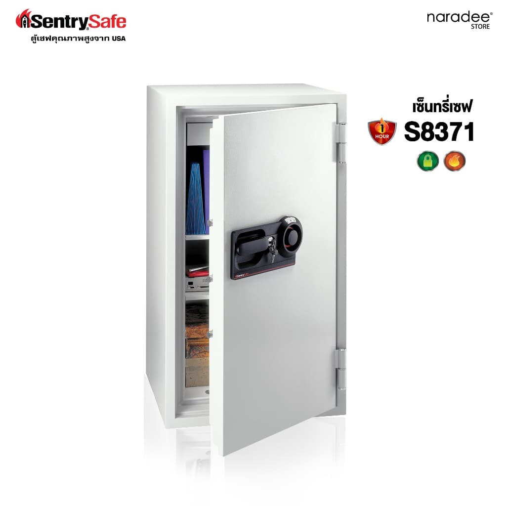 SentrySafe รุ่น S8371 ตู้เซฟกันไฟขนาดใหญ่ ระบบล็อคแบบรหัสหมุนและกุญแจ มอบความปลอดภัยขั้นสูงสุดสำหรับทรัพย์สินและเอกสารสำคัญ ด้วยความจุที่มากถึง 163.39 ลิตร และโครงสร้างที่ผ่าน https://lnwchill.com