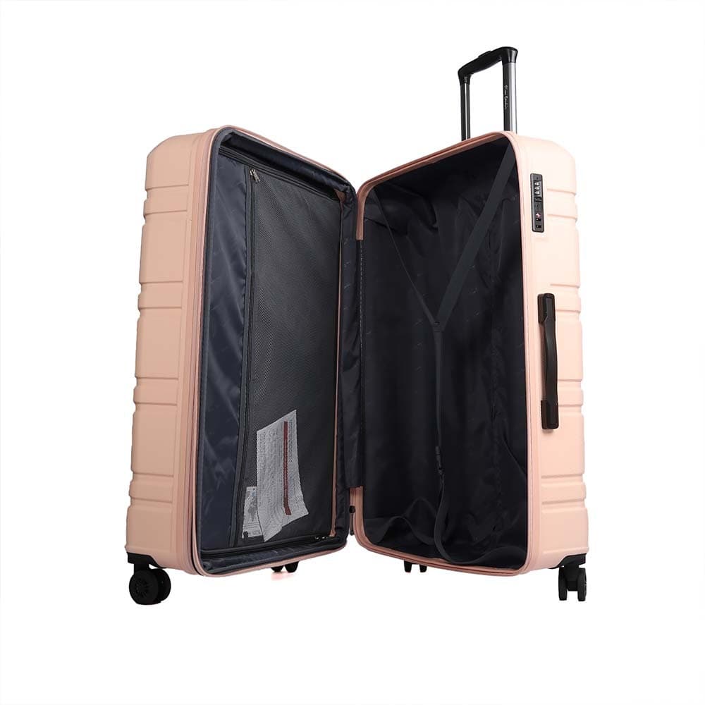 Pierre Cardin รุ่น PLCY5-155P กระเป๋าเดินทาง Lozère วัสดุ ABS+PC น้ำหนักเบา แข็งแรงทนทาน ดีไซน์สีพาสเทลสดใส มาพร้อมระบบล็อค TSA เพื่อความปลอดภัยสูงสุด https://lnwchill.com