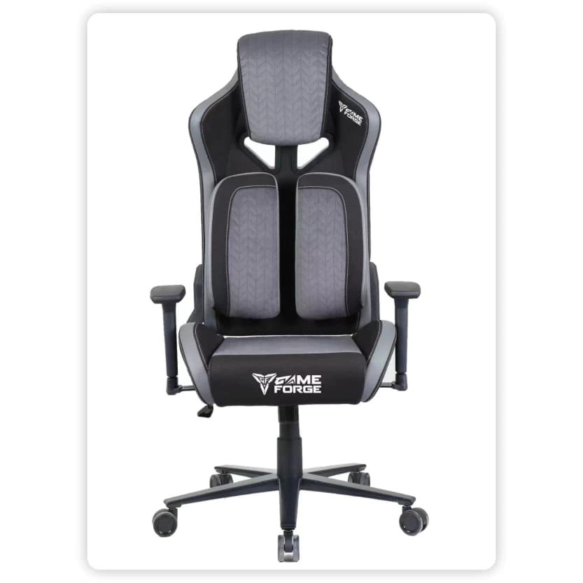 GAMEFORGE เก้าอี้เกมมิ่งเพื่อสุขภาพ เก้าอี้เล่นเกม Gaming Chair รุ่น Commander Throne เก้าอี้สีดำ รับน้ำหนักสูงสุดถึง 130 กก. รับประกัน 5 ปี 5-YEAR WARRANTY https://lnwchill.com