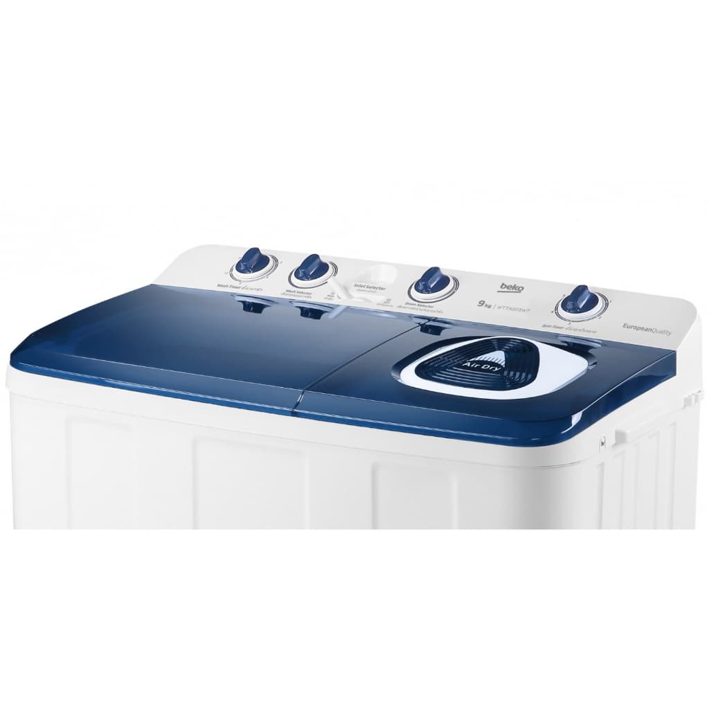BEKO รุ่น WTTA1103WT เครื่องซักผ้าฝาบนสองถัง ขนาด 11 กก. สีขาว รอบปั่น 1,250 รอบต่อนาที ซักสะอาดปั่นแห้งไวถนอมผ้า พร้อมมาตรฐาน มอก. และมอเตอร์ทนทาน https://lnwchill.com
