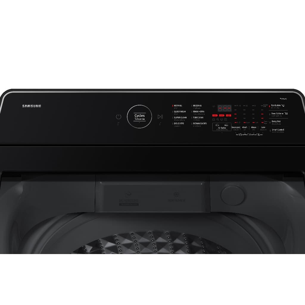 SAMSUNG รุ่น WA70F13E4LST เครื่องซักผ้าฝาบน 13 กก เทคโนโลยี Ecobubble และ Digital Inverter สี Lavender Gray ซักสะอาดถนอมผ้า ประหยัดพลังงานด้วยมอเตอร์อินเวอร์เตอร์รับประกัน https://lnwchill.com