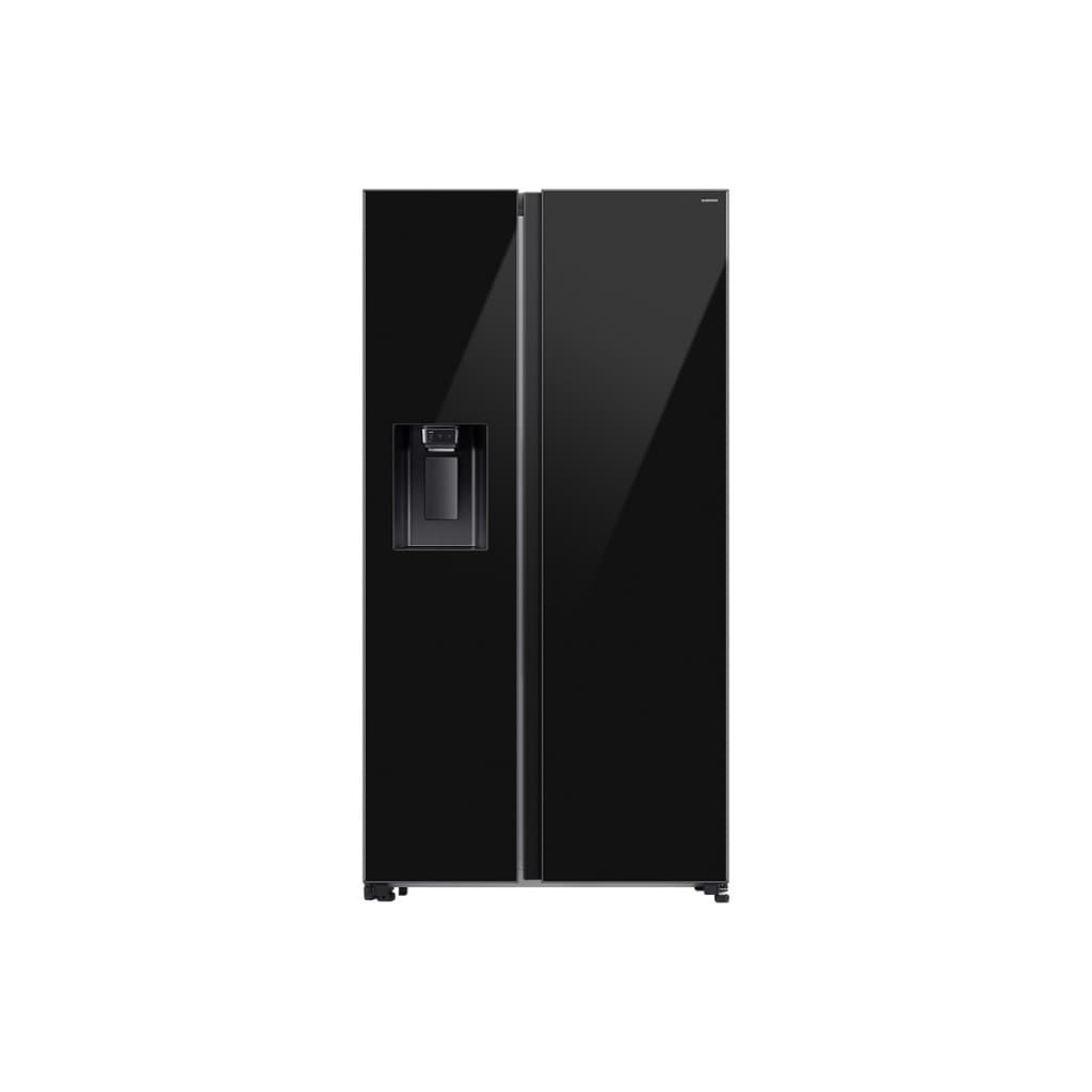 SAMSUNG ตู้เย็น Side by Side RS70F65K1BST 22.4 คิว สี Black Glass พร้อมที่กดน้ำและน้ำแข็งไม่ต้องต่อท่อประปา https://lnwchill.com