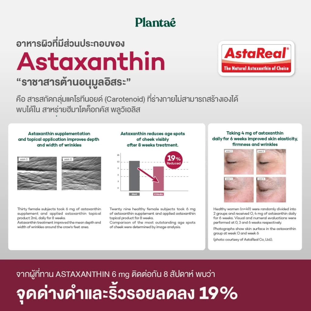 Plantae แอสต้าแซนธิน Astaxanthin CoQ10 Collagen ชนิดผงชงดื่ม อาหารผิว https://lnwchill.com