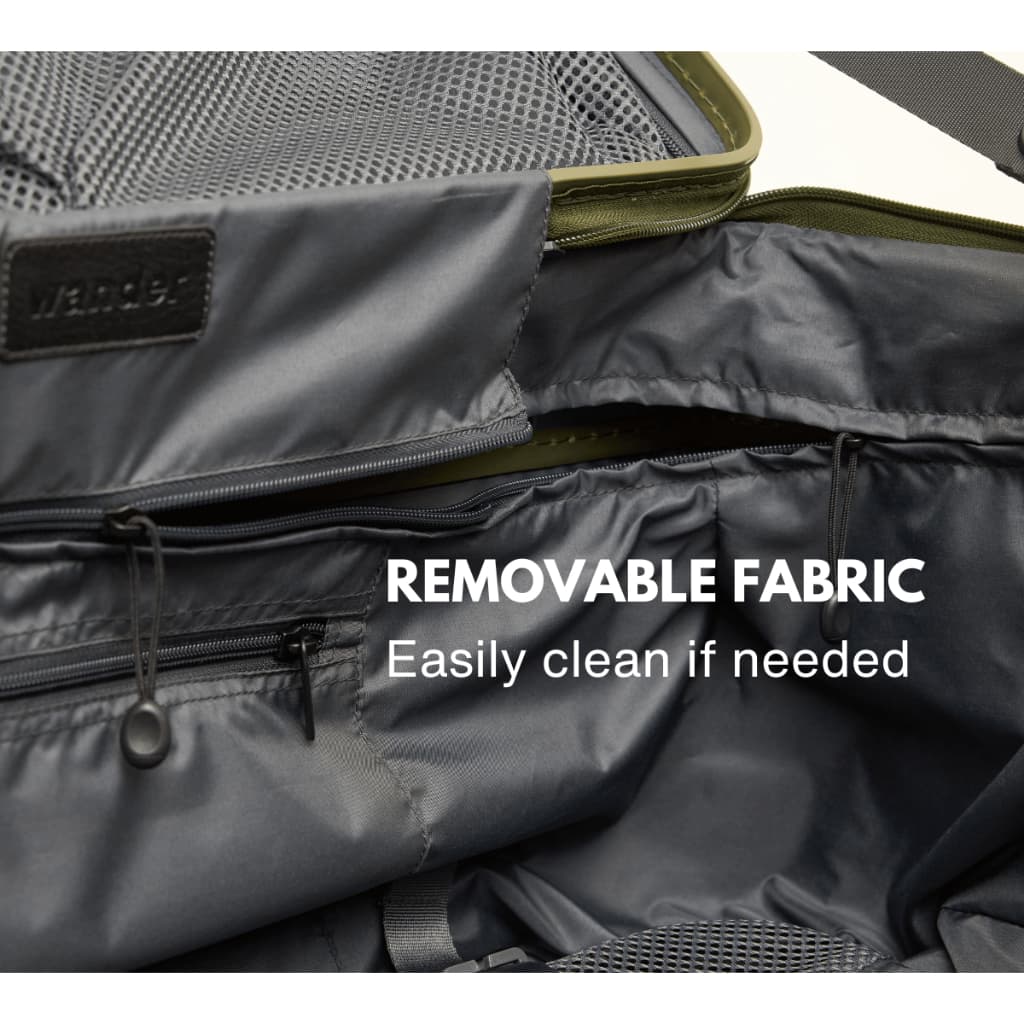 Wander รุ่น Open Front Luggage กระเป๋าเดินทางเปิดหน้า ล้อลื่น Hinomoto ขนาด 25/28 นิ้ว วัสดุ Polycarbonate แข็งแรง ทนทาน น้ำหนักเบา https://lnwchill.com