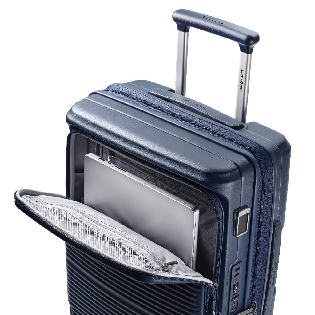 SAMSONITE รุ่น PARALUX HS 55/20 EXP กระเป๋าเดินทาง 20 นิ้ว DUAL ACCESS นวัตกรรมเปิดสองทางเพื่อความสะดวกสูงสุดในการใช้งาน ตอบโจทย์ทุกการเดินทาง https://lnwchill.com