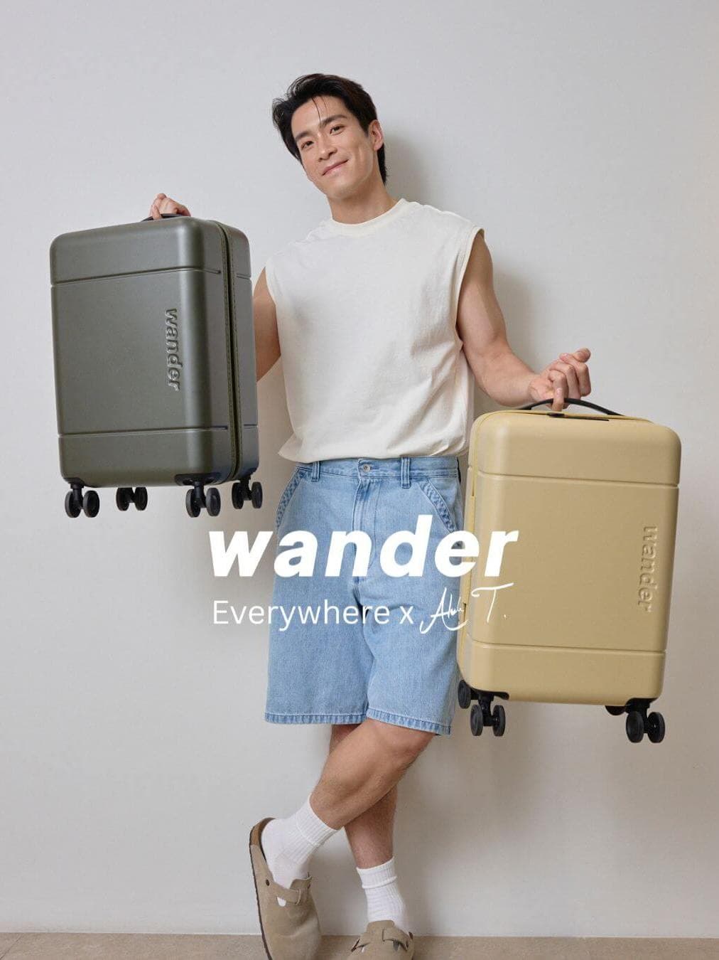 Wander รุ่น Air กระเป๋าเดินทาง 19 นิ้ว โพลีคาร์บอเนต Carry On น้ำหนักเบาที่สุดในไทยเพียง 1.9 กก. https://lnwchill.com