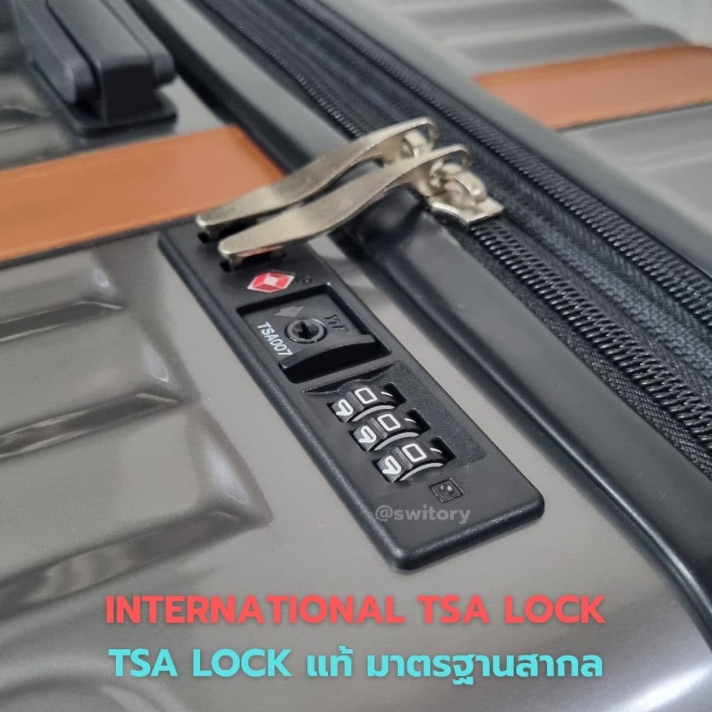 SWITORY รุ่น WESTERN กระเป๋าเดินทาง PC 20-28 นิ้ว ซิปกันขโมย ขยายได้ น้ำหนักเบา ล้อคู่ พร้อม TSA Lock สำหรับทุกการเดินทาง https://lnwchill.com