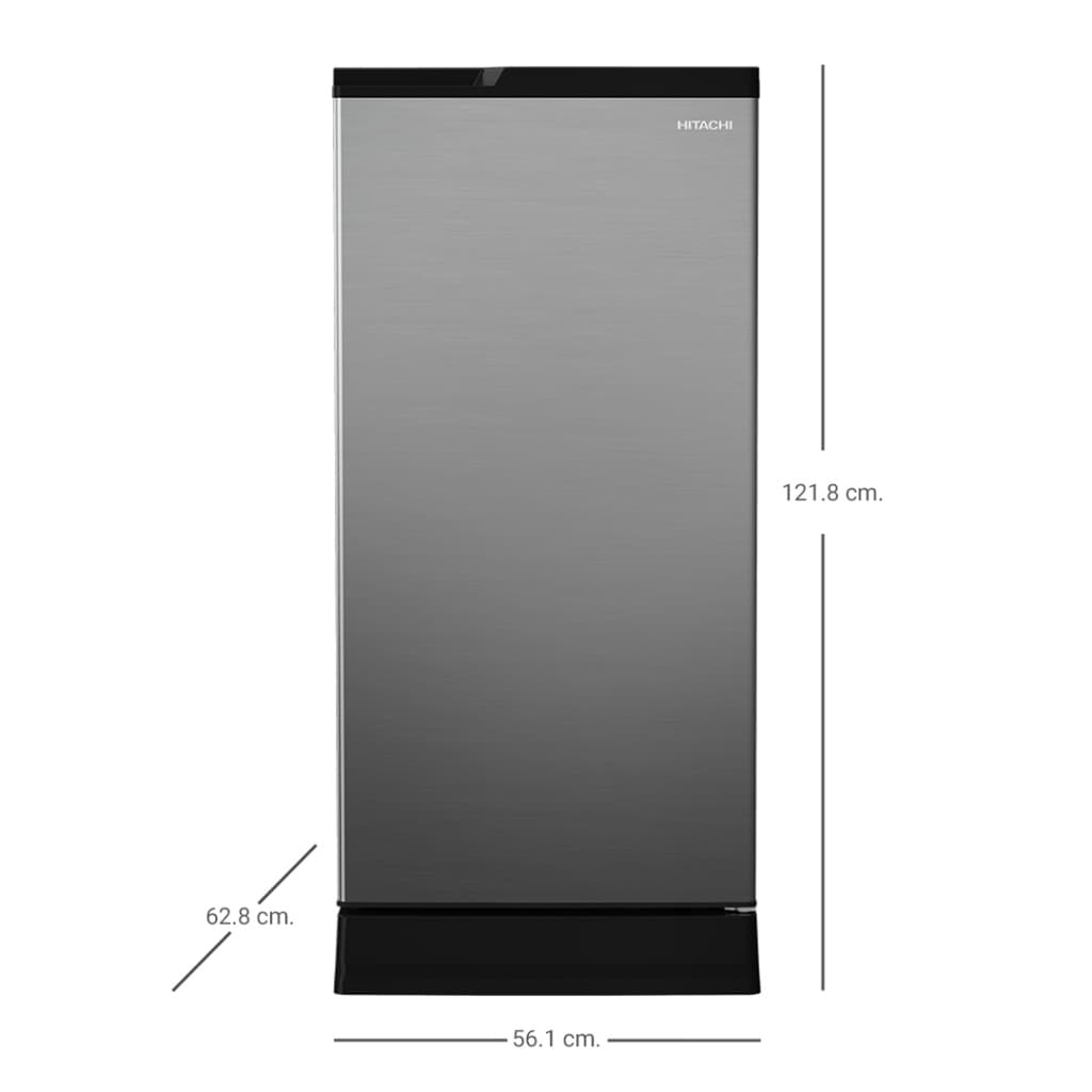 Hitachi รุ่น HR1S5188 ตู้เย็น 1 ประตู, 6.6 คิว/187.6 ลิตร, i-Defrost, Triple Power Filter ตู้เย็นระบบละลายน้ำแข็งอัตโนมัติพร้อมแผ่นกรองขจัดกลิ่นและแบคทีเรีย 99% เพื่อสุขอนามัยที่ดี https://lnwchill.com